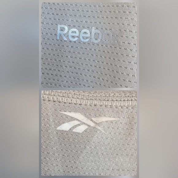 Reebok Men's Gray and White Striped Hydromove Athletic T-Shirt 3XL - Picture 4 of 8